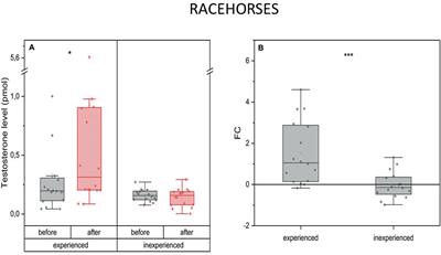 Exercise-related changes in the anabolic index (testosterone to cortisol ratio) and serum amyloid A concentration in endurance and racehorses at different fitness levels